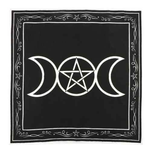 Altar Cloth - Triple Moon with fancy border