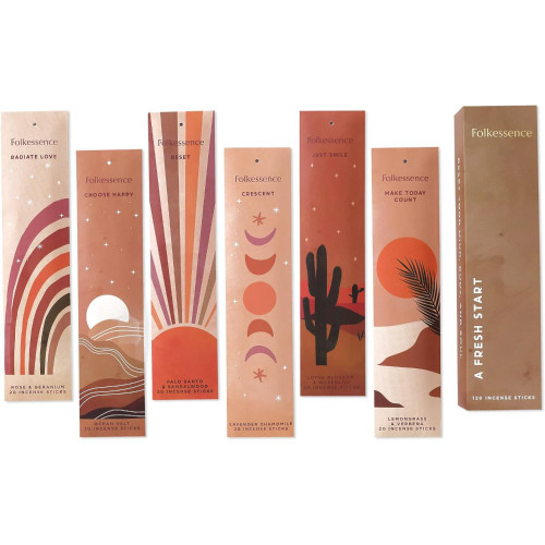 Folkessence Incense Sticks - Fresh Start Pack