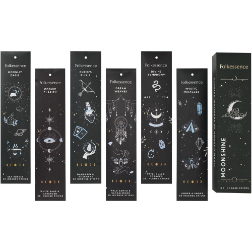 Folkessence Incense Sticks - Moonshine Pack