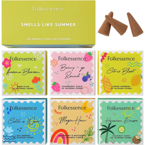 Folkessence Incense Cones - Summer Pack