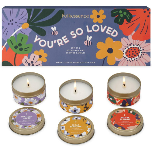 Folkessence Candle set - You're So Loved
