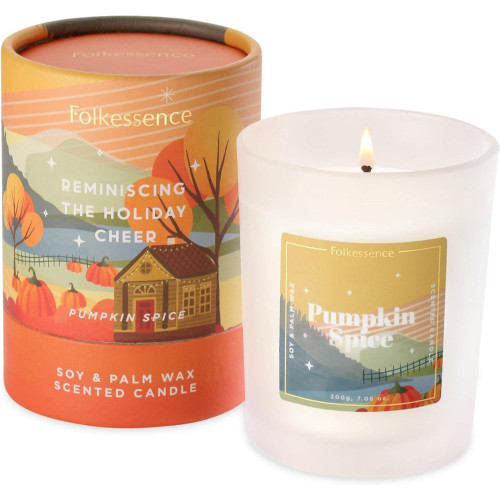 Folkessence Candle - Reminiscing the Holiday Cheer