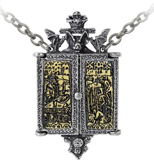 Alchemy Balkan Triptych Icon Locket