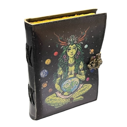Leather Journal - Mother Earth and Planets