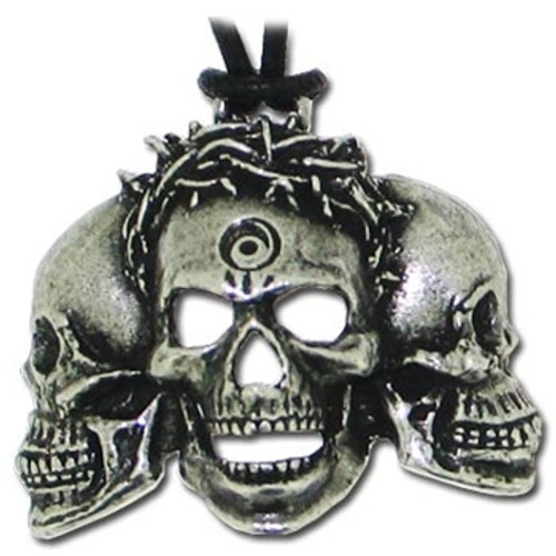 Six Feet Under 3 Skulls Pendant