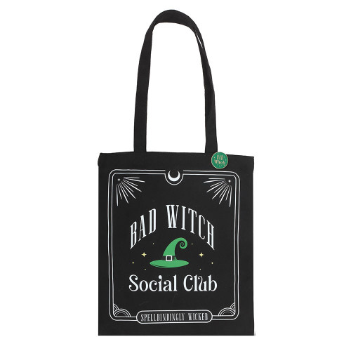 Tote Bag and Pin - Bad Witch Social Club