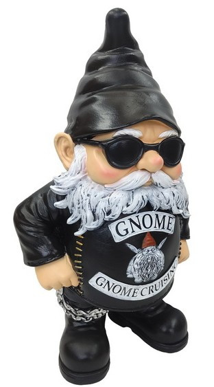 Garden Gnome - Biker Cruiser