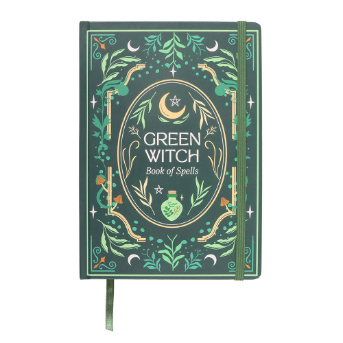Lined Journal - Green Witch