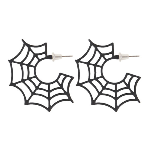 Earrings - Spider Webs