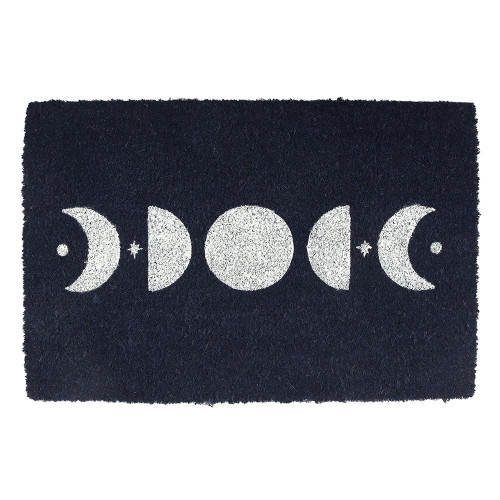 Blue Doormat - Moon Phases