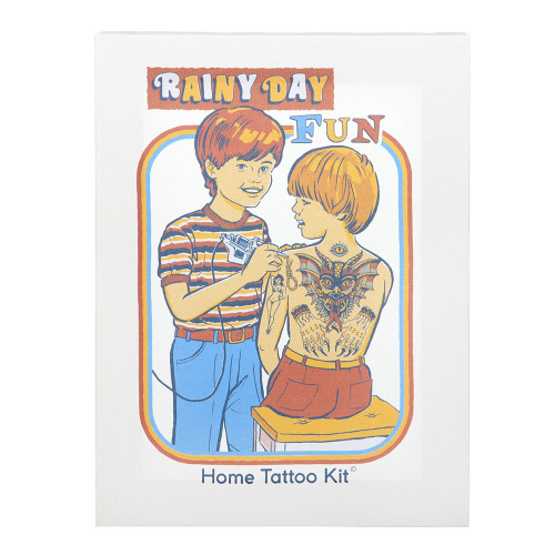 Canvas Plaque - Rainy Day Fun
