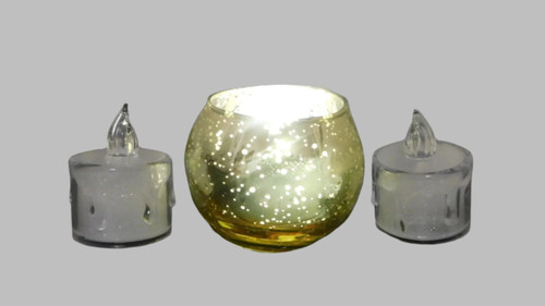 Flameless Candles Holder with 2 candles included Flameless Candles Holder with 2 candles included