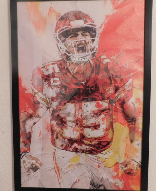 Football Fun, Great for any "Man Cave" Framed #15 Kansas City Football Fun, Great for any "Man Cave" Framed #15 Kansas City