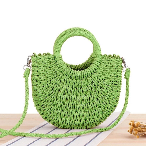 Minimalist Ig Style Popular Half-moon Woven Bag Minimalist Ig Style Popular Half-moon Woven Bag