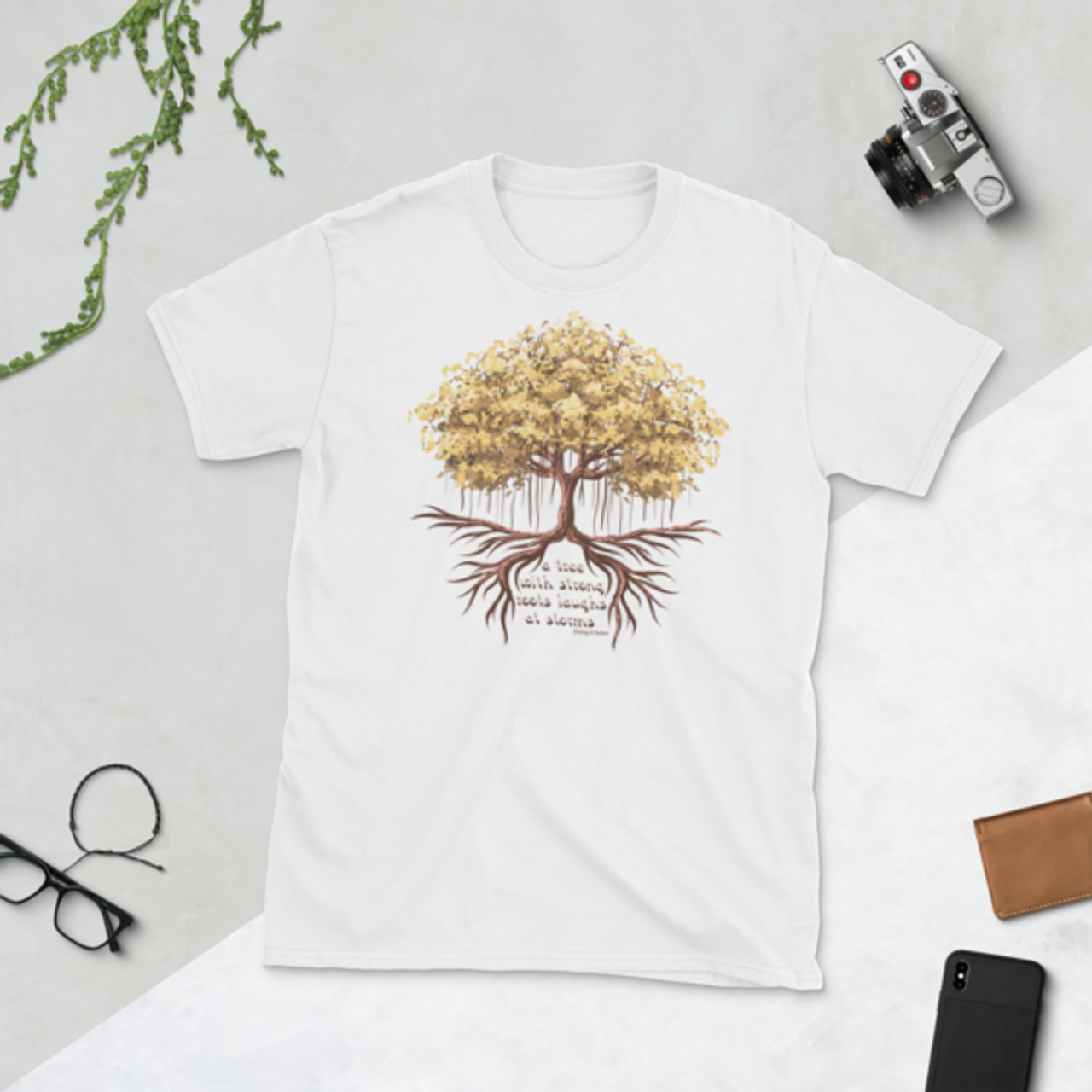 A Tree With Strong Roots Short-Sleeve Unisex T-Shirt - Doing It Sober