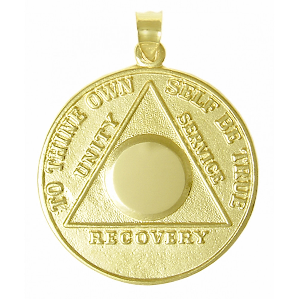 Alcoholics Anonymous Style 10k Gold 