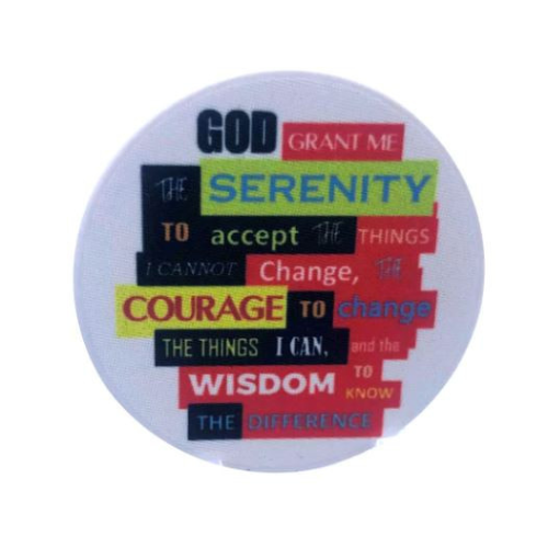 Serenity Prayer Chip - Poker Recovery Medallion - Doing It Sober