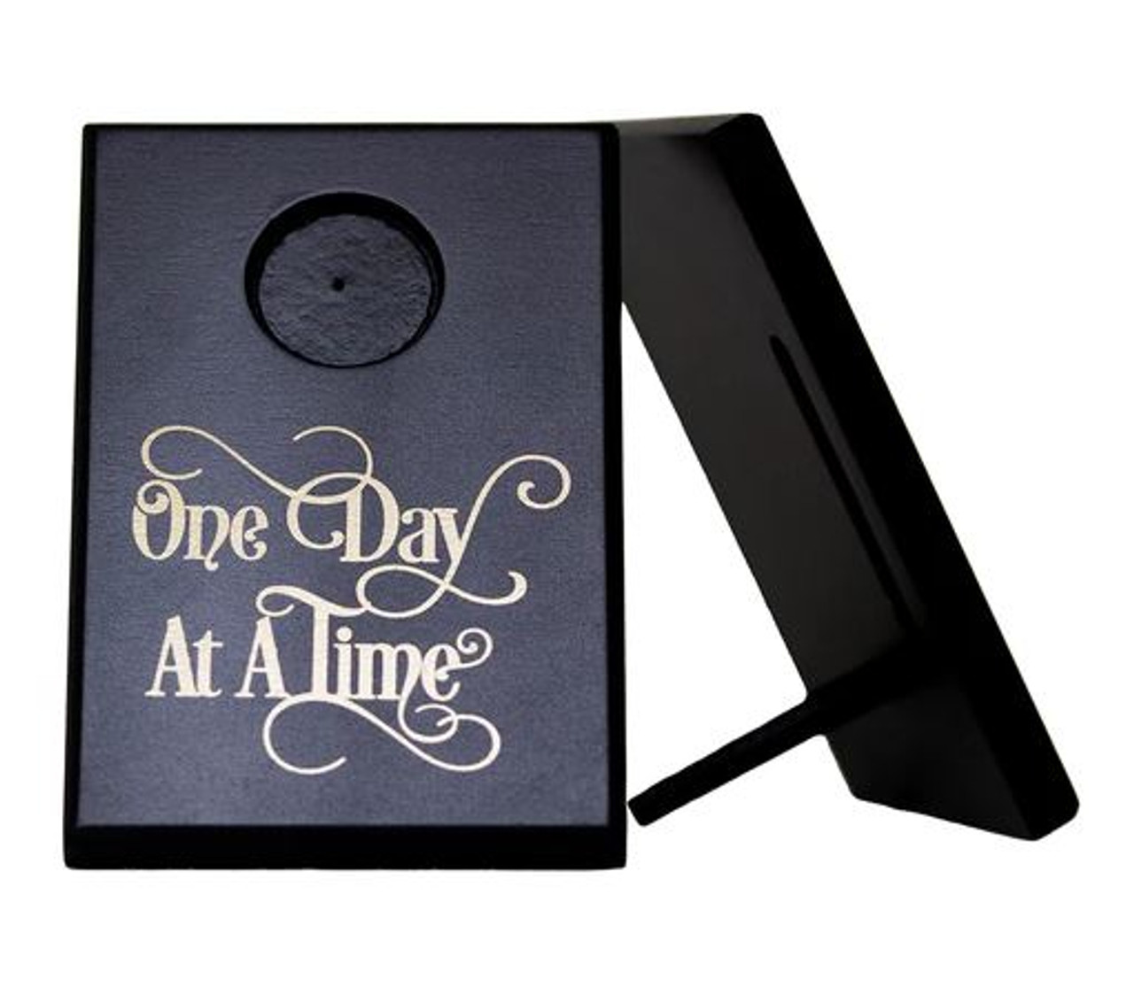 G014. 12 Medallion Holder, One Day at a Time - Personalized