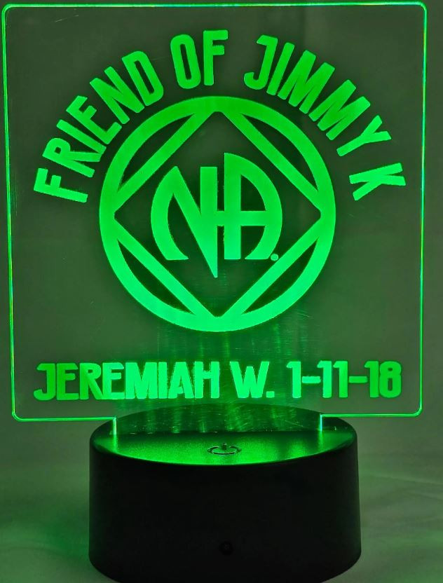 6 Designs Personalized (Name & Date) NA Laser Engraved LED Light Up ...