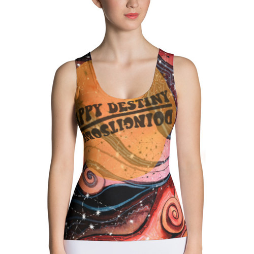 Women's Happy Destiny Sublimation Cut & Sew Tank Top Women's Happy Destiny Sublimation Cut & Sew Tank Top