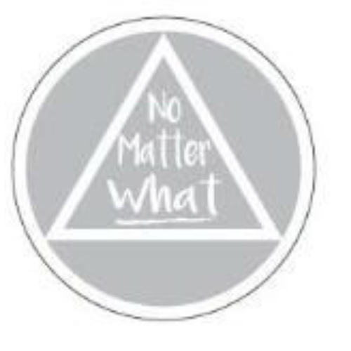 AA - No Matter What Vinyl Sticker - Black AA - No Matter What Vinyl Sticker - Black
