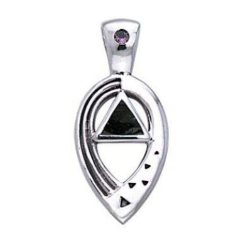 Alcoholics Anonymous Sterling Silver and Onyx PDT 463 Alcoholics Anonymous Sterling Silver and Onyx PDT 463