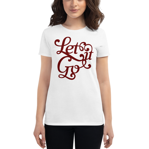 Women's Let It Go short sleeve t-shirt - Recovery Clothing Women's Let It Go short sleeve t-shirt - Recovery Clothing