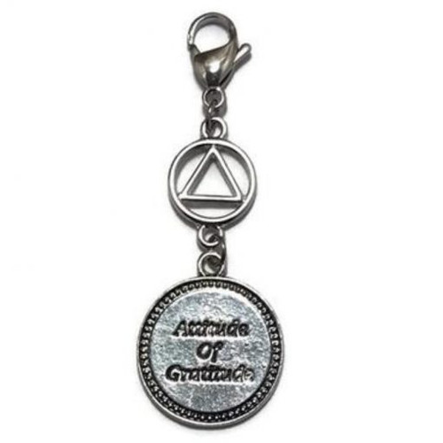 Girl On Fire Charm Holder Necklace Alcoholics Anonymous – Serenity