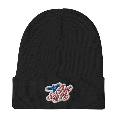 Just Say No Embroidered Beanie Just Say No Embroidered Beanie