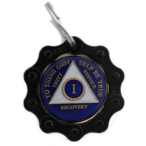 Bike Chain Medallion Holder Black Bike Chain Medallion Holder Black