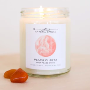 Buy healing crystal stone candles