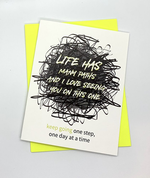 Life Has Many Paths Recovery Greeting Card Life Has Many Paths Recovery Greeting Card