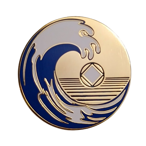 NA Wave Lapel Pin NA Wave Lapel Pin
