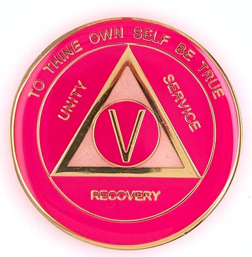 Freedom Line AA Anniversary Pink with Pearl Medallion 1-50