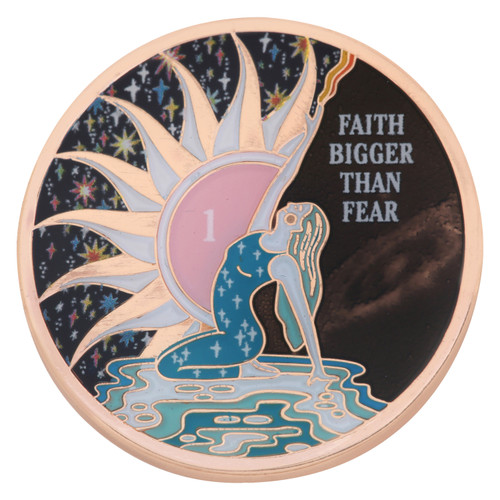 Faith Bigger Than Fear, Moving To Something Greater Now Coin Yrs 1 - 25