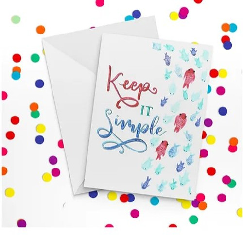 Keep It Simple Card Greeting Card