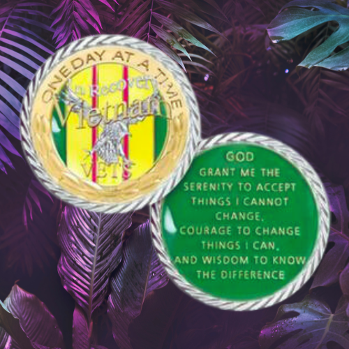 Vietnam Vets in Recovery Coin Vietnam Vets in Recovery Coin