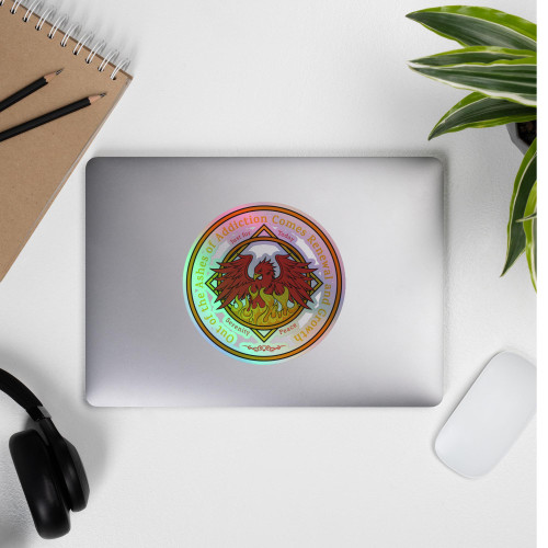 Shiny Out of The Ashes 3D Holographic Sticker Shiny Out of The Ashes 3D Holographic Sticker