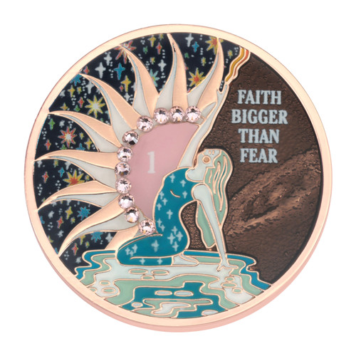 Bling Faith Bigger Than Fear, Moving To Something Greater Now Coin Yrs 1 -30