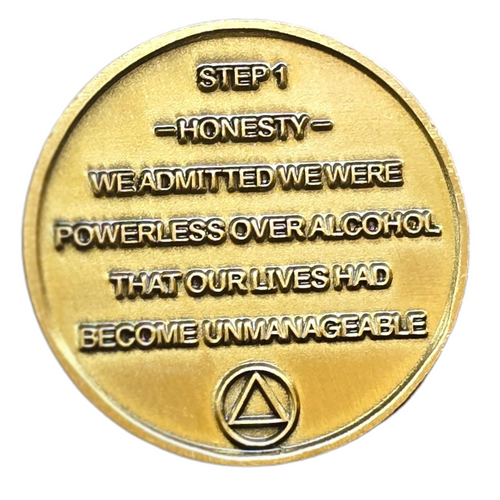 Bronze AA Recovery Step Coins – Individual or Full Set (Steps 1–12) Bronze AA Recovery Step Coins – Individual or Full Set (Steps 1–12)