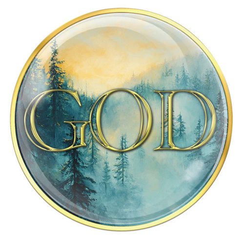 AA Recovery Medallion - GOD - Abandon yourself to God as you understand God AA Recovery Medallion - GOD - Abandon yourself to God as you understand God