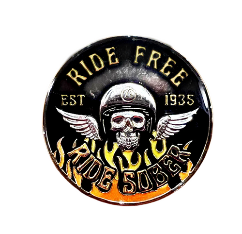Ride Free Flame AA Coin