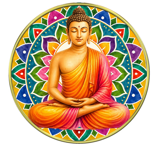 Buddha - "Zen AF" Medallion