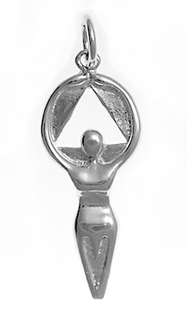 Girl On Fire Charm Holder Necklace Alcoholics Anonymous – Serenity