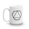 Trust God, Clean House, Help Others AA 15 oz Coffee Mug Trust God, Clean House, Help Others AA 15 oz Coffee Mug