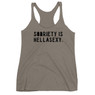 Sobriety Is HellaSexy Women's Racer-back Tank