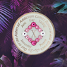NA Glow in the Dark Bling Medallion Pink Transition Crystals Yrs 1-45 NA Glow in the Dark Bling Medallion Pink Transition Crystals Yrs 1-45