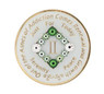 NA Glow in the Dark Bling Medallion Green Transition Crystals Yrs 1-45 NA Glow in the Dark Bling Medallion Green Transition Crystals Yrs 1-45
