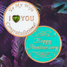  Aqua Wife Anniversary Medallion. NEW!