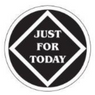 NA - Just for Today Vinyl Sticker 3" Round